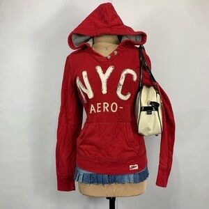 Red NYC Aero Hoodie